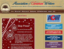 Tablet Screenshot of christianwriters.org.uk